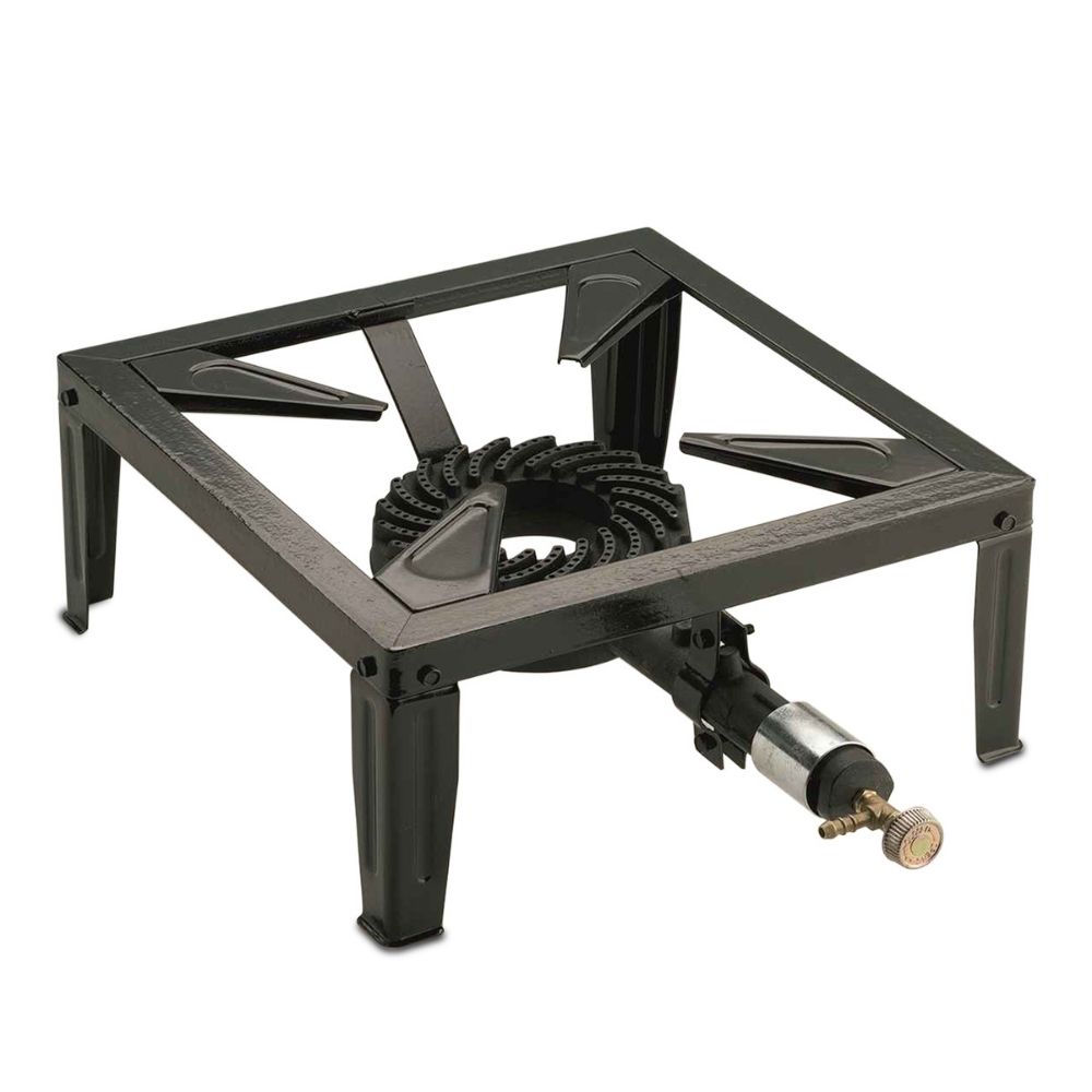 Fornellone A Gas Kemper In Ghisa - 3 Bruciatori, 8.6Kw, Portatile Per Outdoor E Campeggio - Foto 12