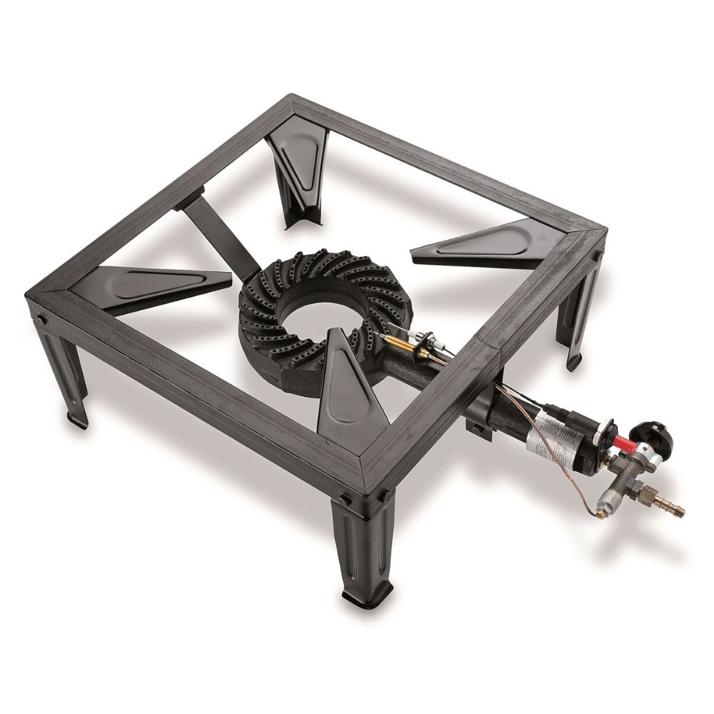 104986V FORNELLONE IN GHISA CON TERMOCOPPIA ED ACCENZIONE PIEZOELETTRICA