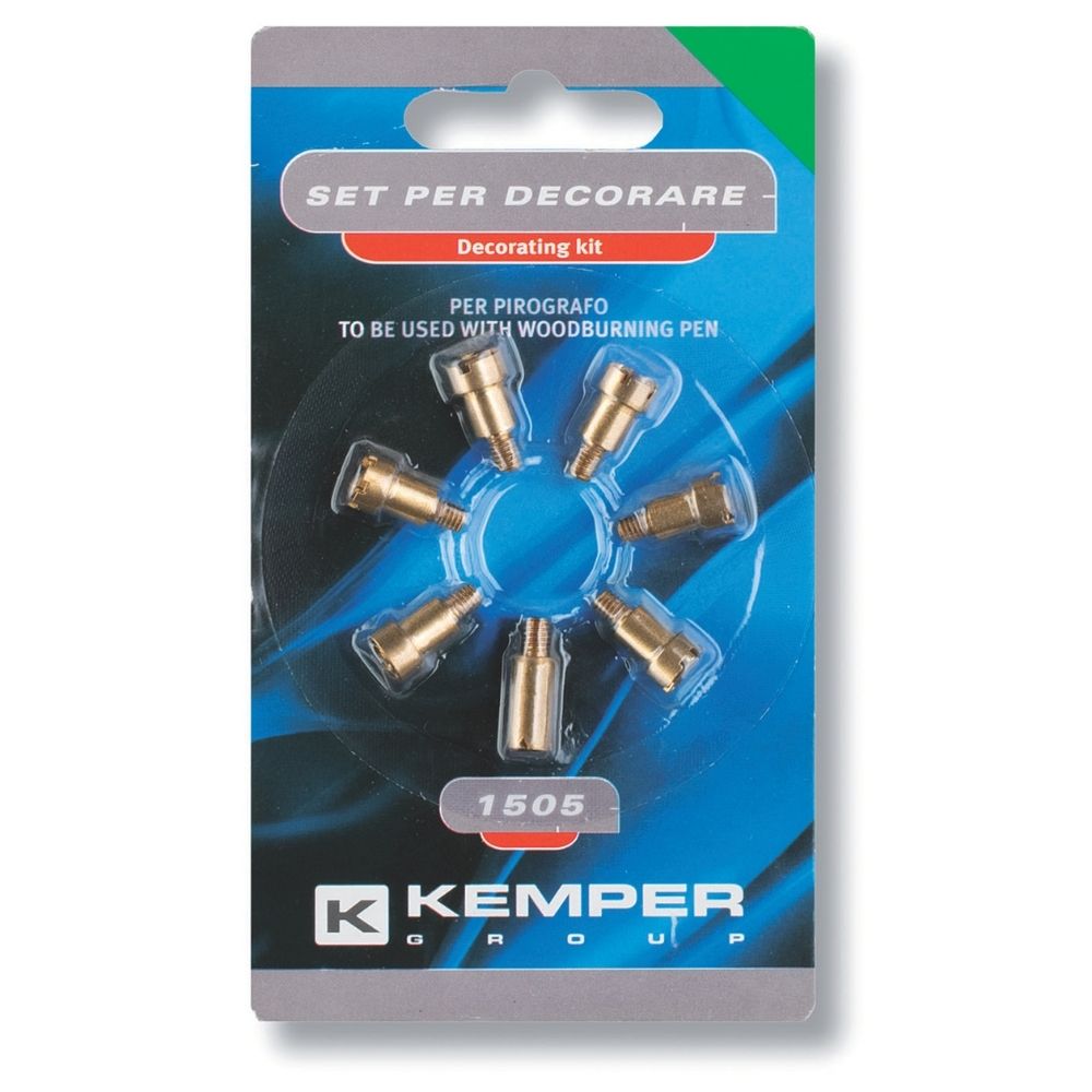 1505 SET ACCESSORI PER DECORARE CON PIROGRAFO