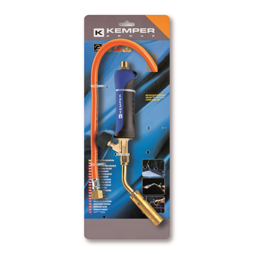 1217T - TORCH FOR SOLDERING WITH TUBE AND BURNER Ø 17 MM
