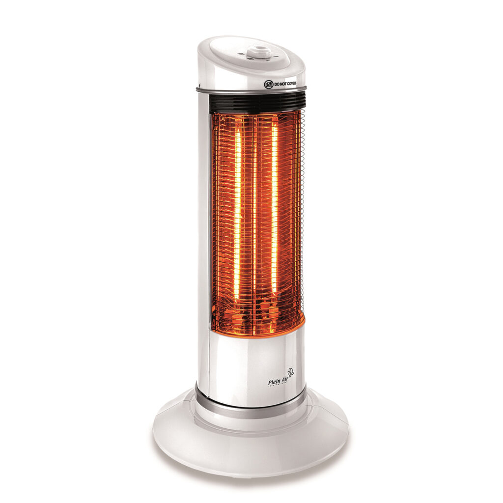 Kemper Lampada Alogena Soleado da riscaldamento ad infrarossi alta resa termica a parete o su stand Potenza 1500W 65437KW15 
