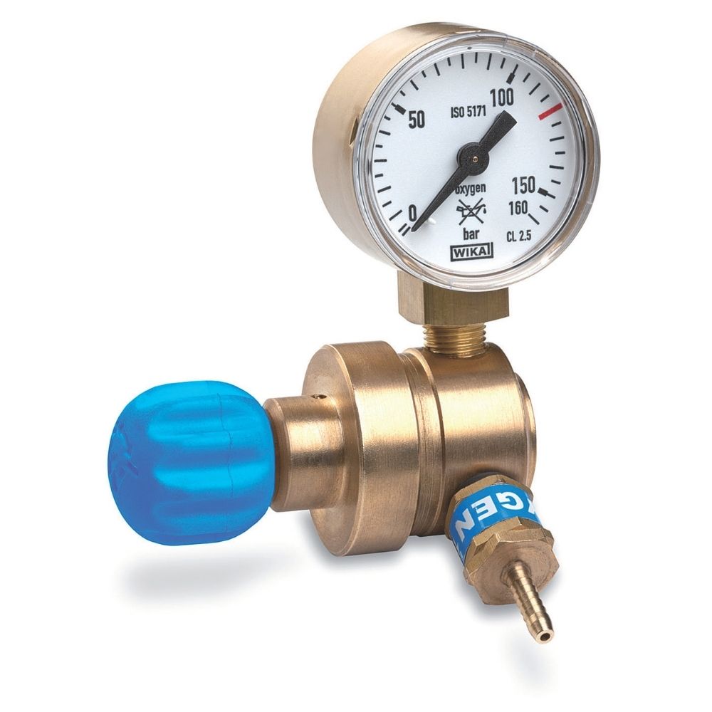 521 RIDUTTORE DI PRESSIONE OSSIGENO CON MANOMETRO PER "IL SALDATUTTO OXYKIT"